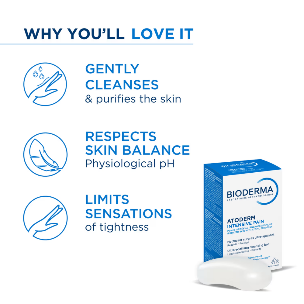 Bioderma Intensive Baby Soap Bar - Atoderm Pain With Shea Butter