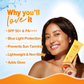 Aqualogica Glow+ Dewy Lightweigh Sunscreen Gel SPF 50+ PA++++ with Papaya & Vitamin C