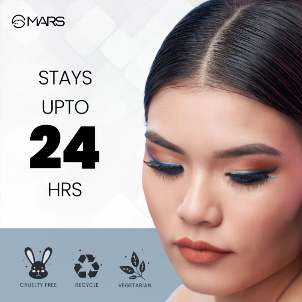 MARS 2-In-1 Hue Gel Eyeliner With 2 Brush Set