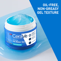 CeraVe HA Water Gel Oil-Free Face Moisturizer with Hyaluronic Acid & Ceramides for Plumpy Hydration