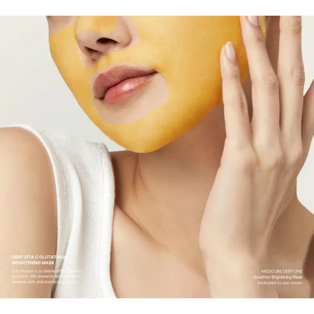 Medicube Deep Vita C Glutathione Brightening Mask