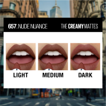 Maybelline New York Color Sensational Creamy Matte Lipstick, Lasts Up To 12H