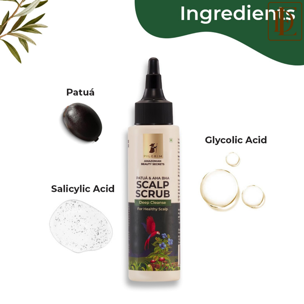 PILGRIM Amazonian Patuá & Aha Bha SCALP SCRUB for women & men
