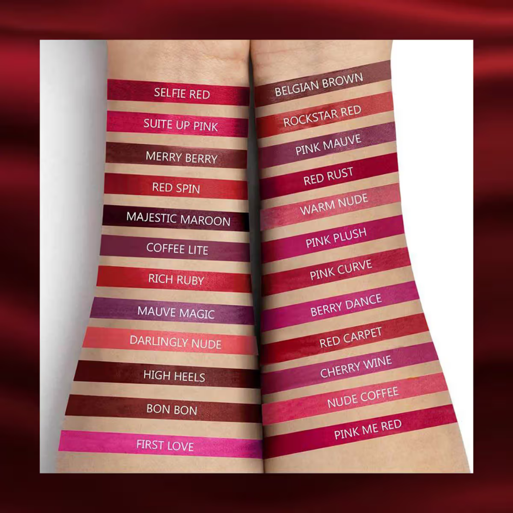 Insight Cosmetics Matte Lipstick, 1 Stroke Application, Long Lasting