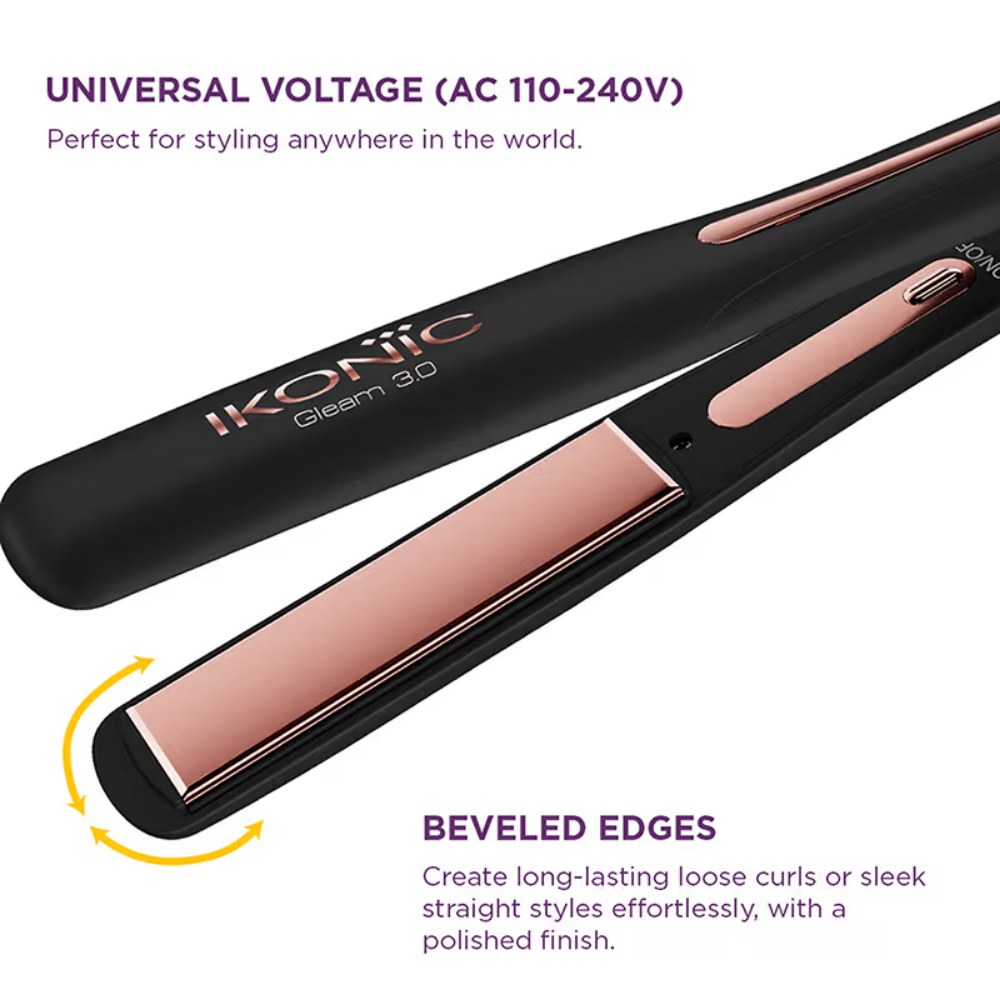 Ikonic Professional Gleam Hair Straightener 3.0