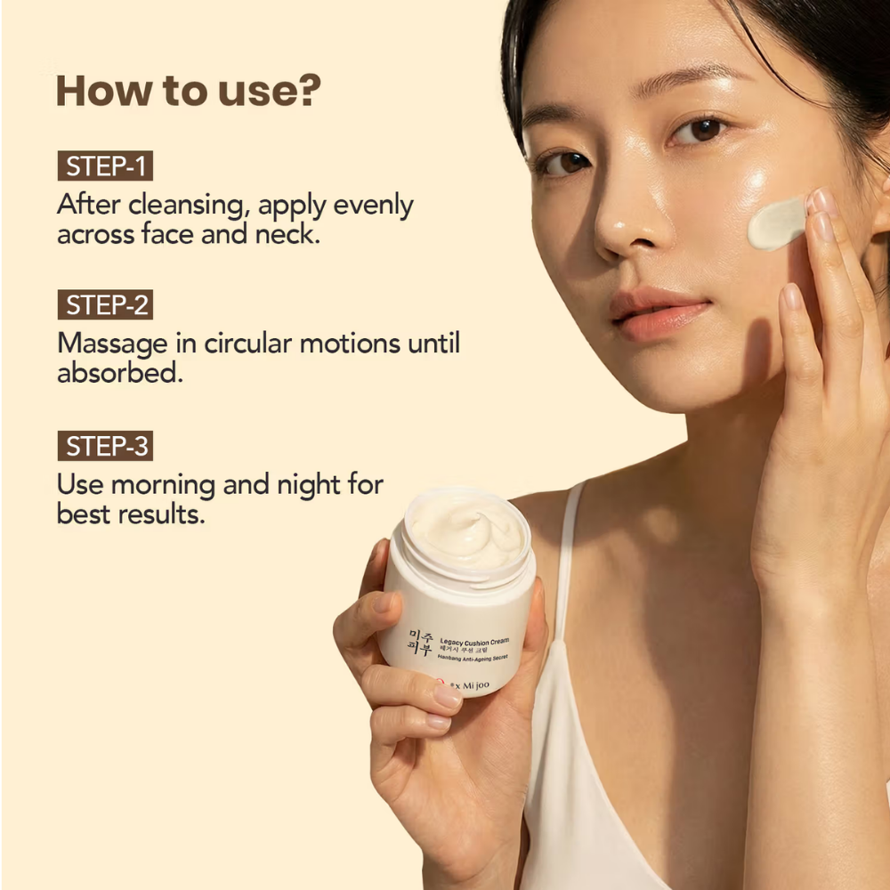 O3+ Mijoo Korea Legacy Cushion Cream Rice Moisturizer