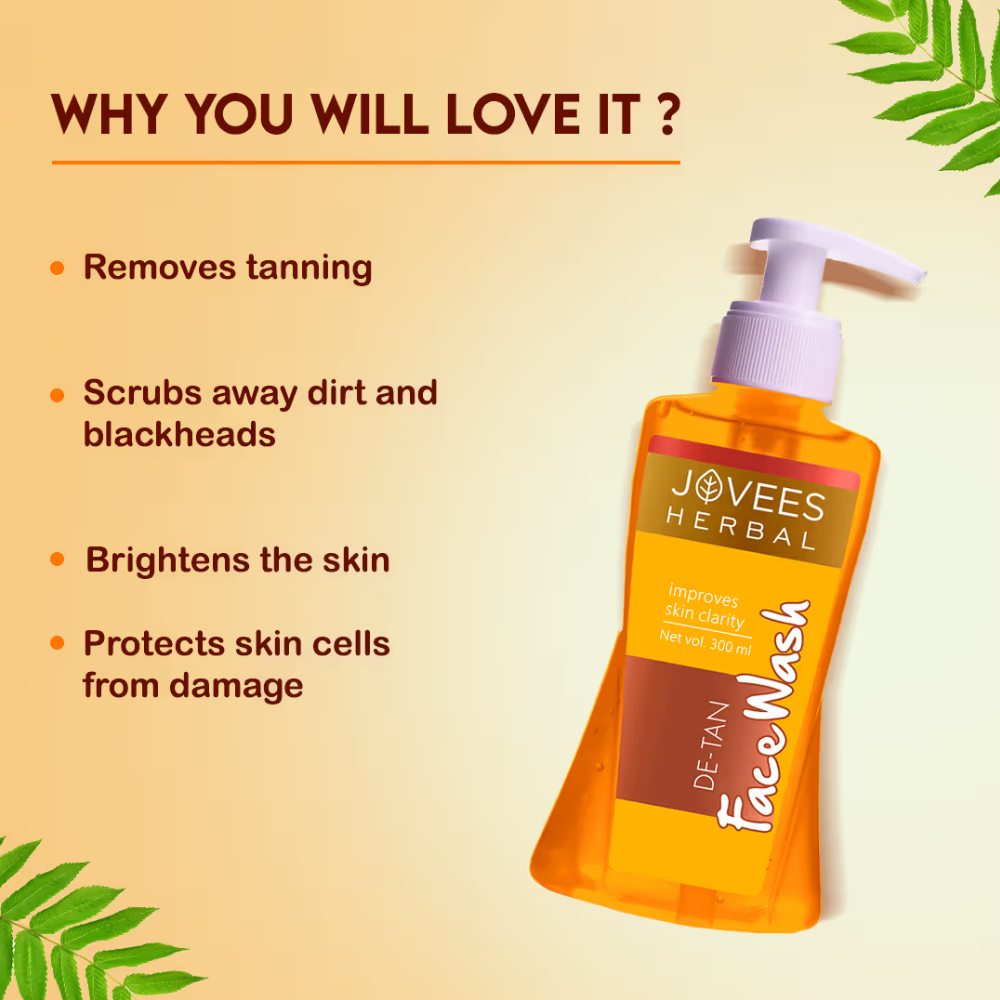Jovees Herbal De-Tan Face Wash