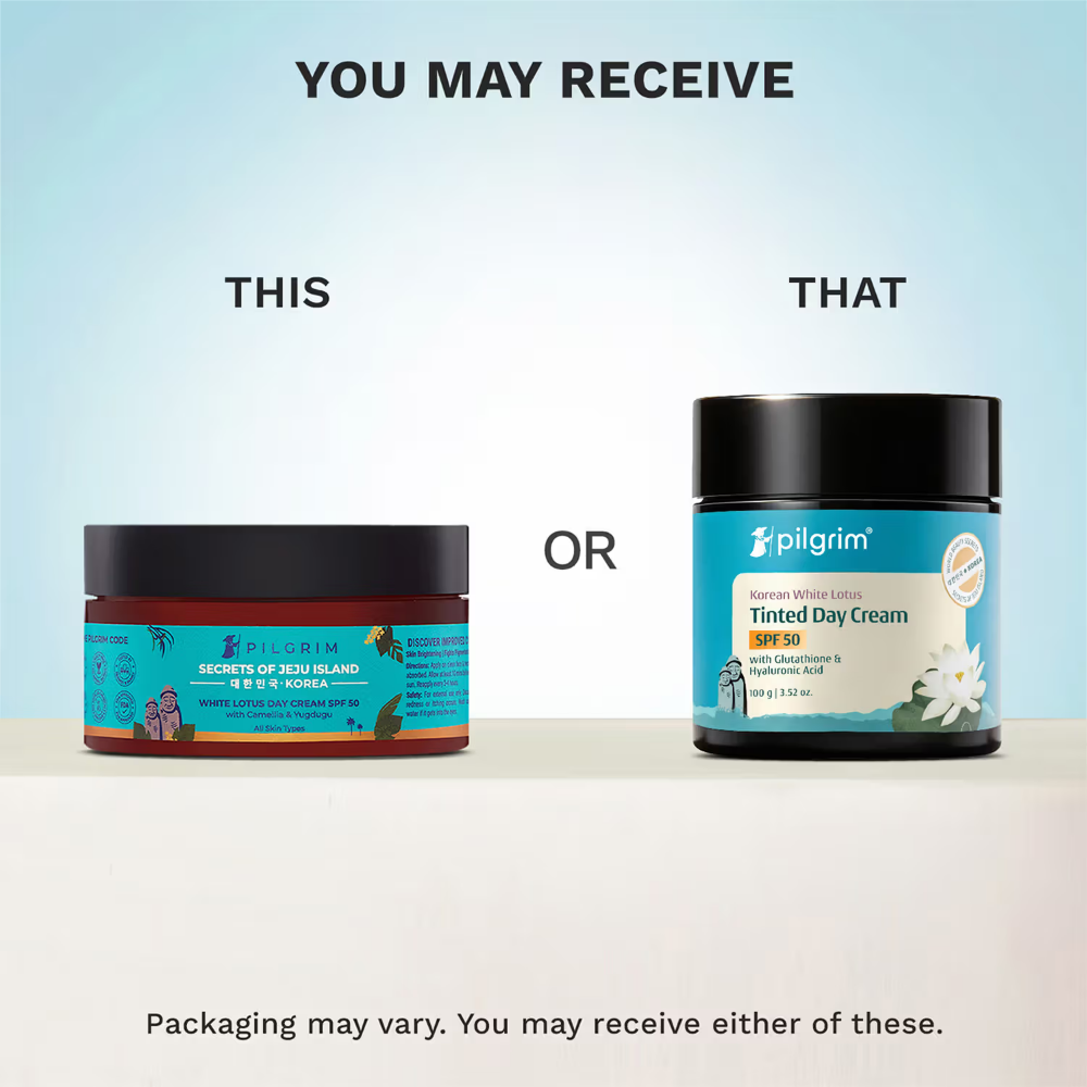 Pilgrim White Lotus Day Cream SPF 50 with Camellia & Yugdugu
