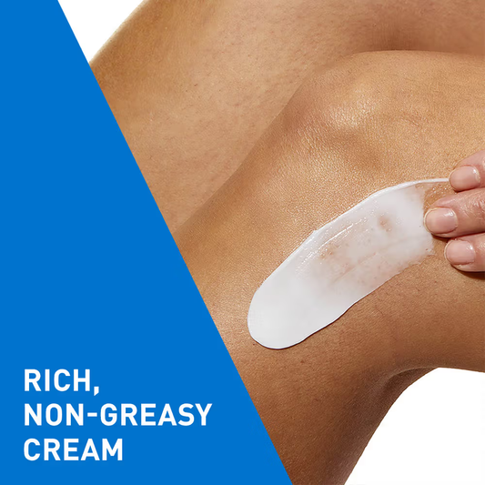 CeraVe Moisturizer Cream For Dry Skin With Ceramides & Hyaluronic Acid For Barrier Repair