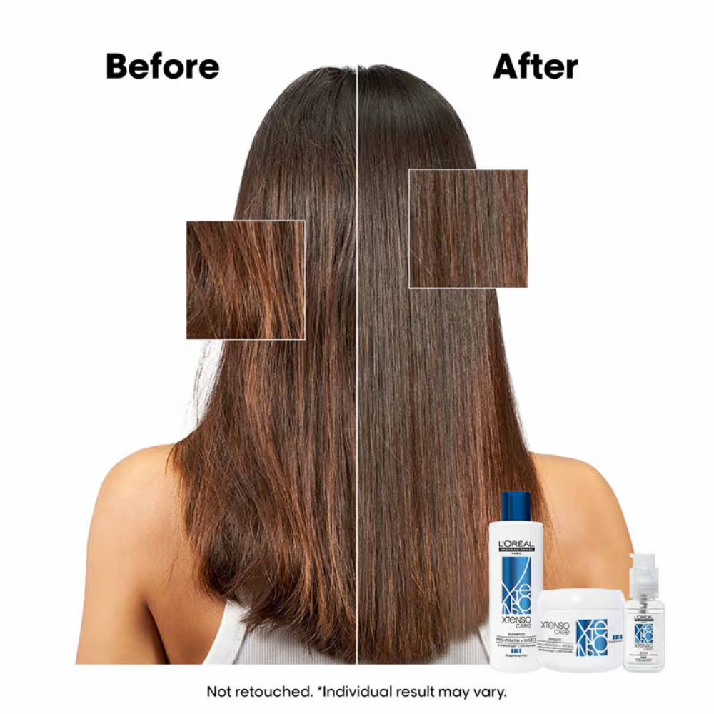 L'Oreal Professionnel Xtenso Care Shampoo, Frizz-Free Smooth Hair With Pro-Keratin & Incell