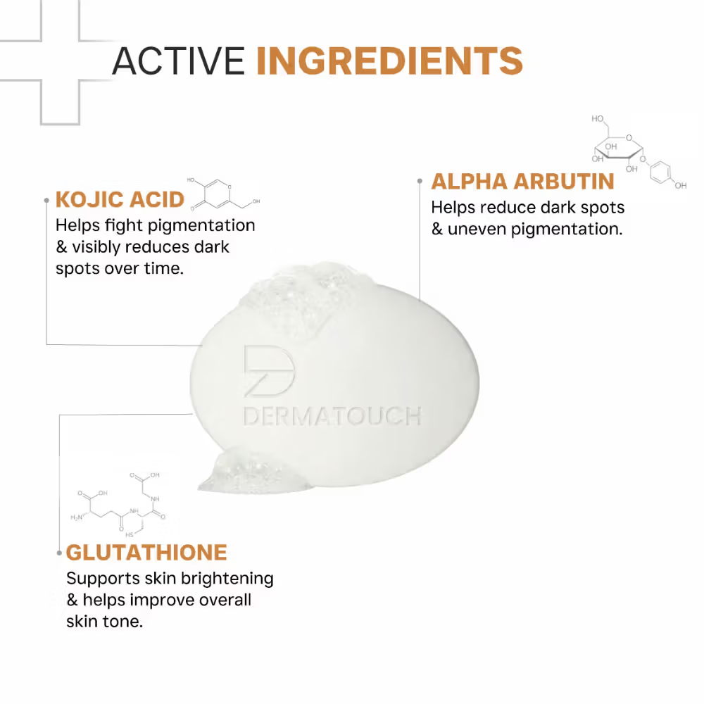 Dermatouch Kojic Acid 1% Soap With Glutathione