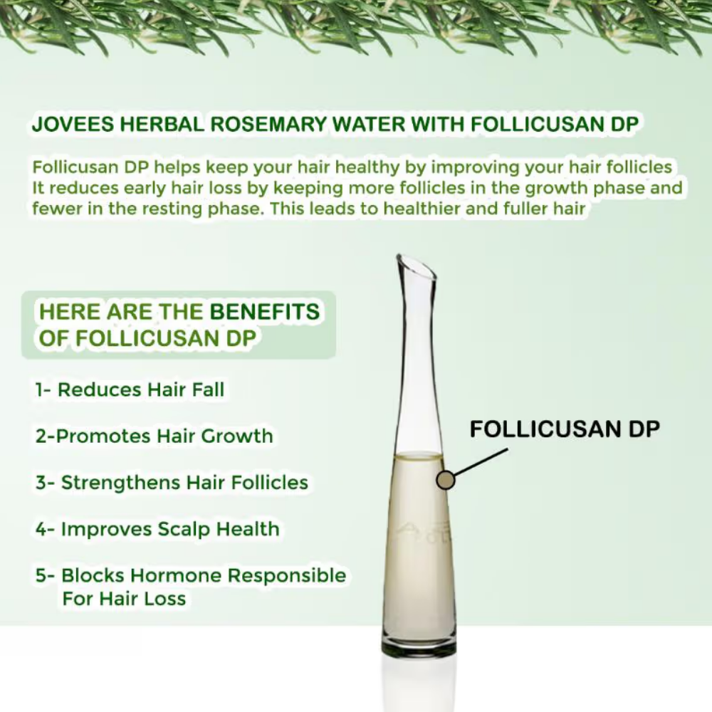 Jovees Herbal Rosemary Water Spray With Follicusan DP (200ml)