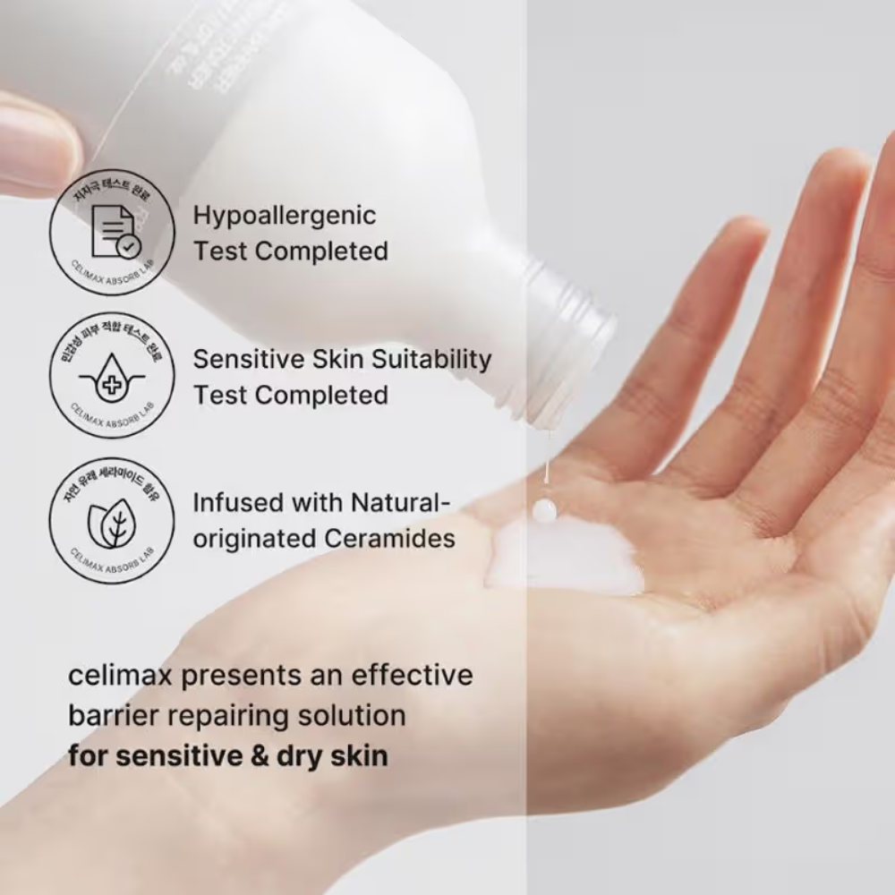 Celimax Dual Barrier Creamy Toner, Hydrates, Calms & Strengthens Skin barrier