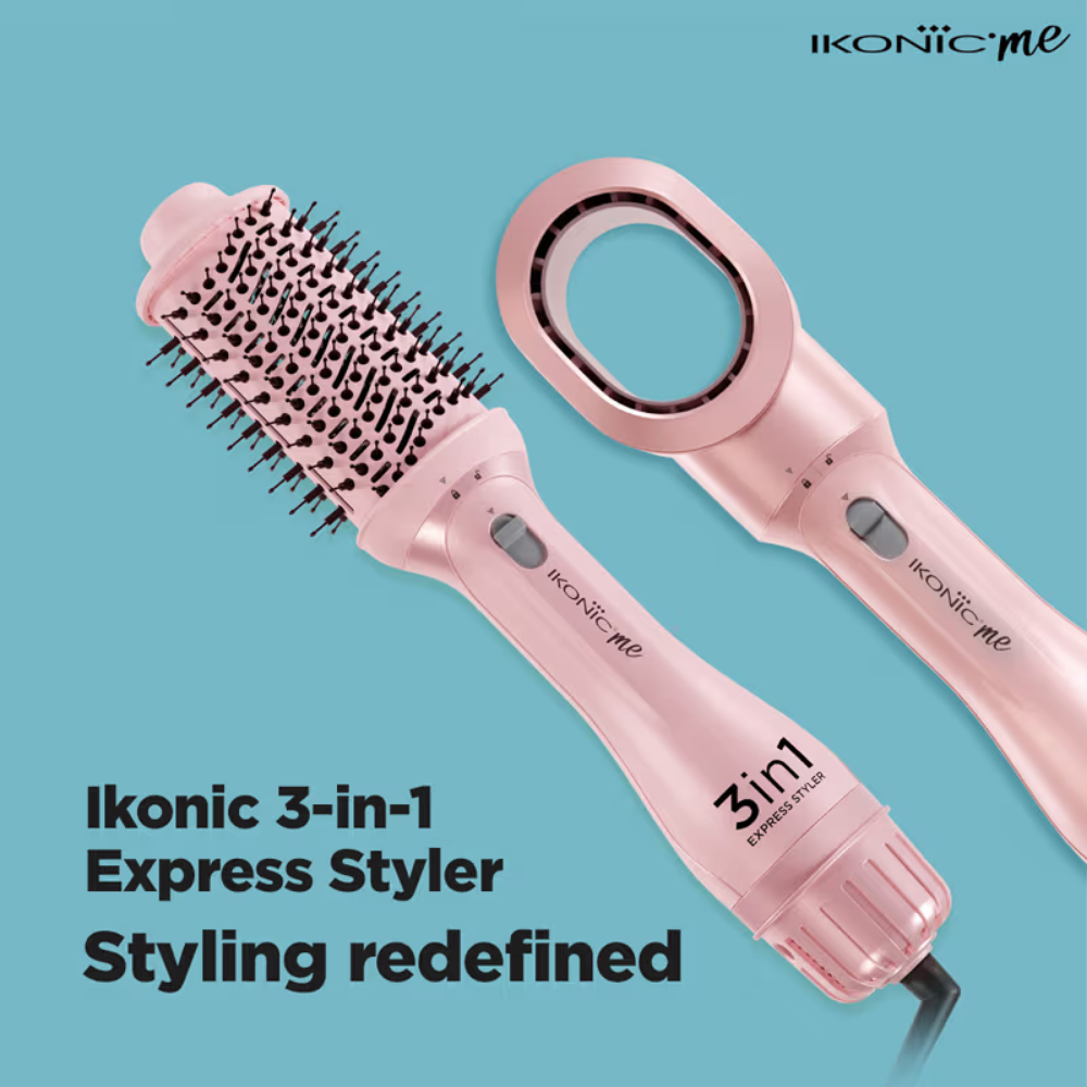 Ikonic Me 3 In 1 Express Styler - Pink