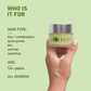 Plum Green Tea Night Gel Cream With Glycolic Acid, Fights Acne For Clear,Oil-Free,YouthfulSkin