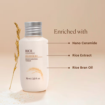 The Face Shop Ceramide & Rice Face Toner - Korean Beauty Skincare for Brightness & Minimizes Pores