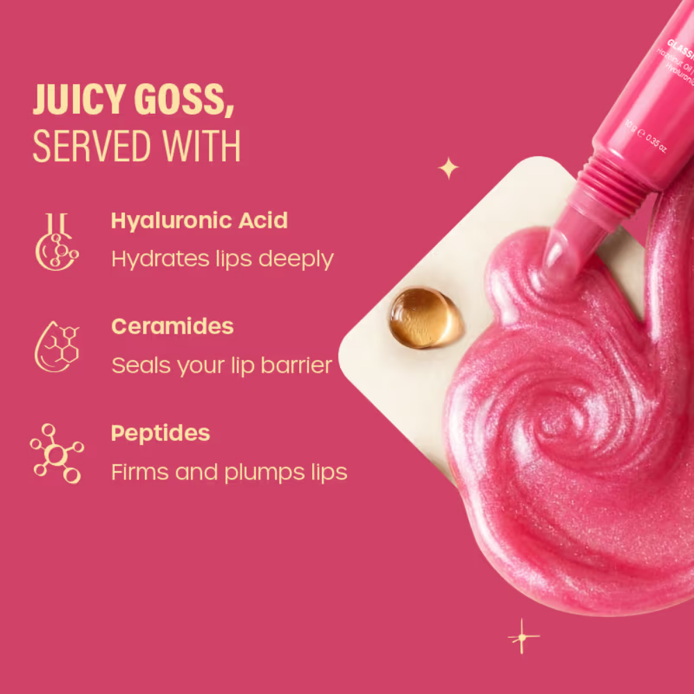 Plum BodyLovin' Gossippin’ Ginger Ale Glassic Lip Balm - Shimmery Pink