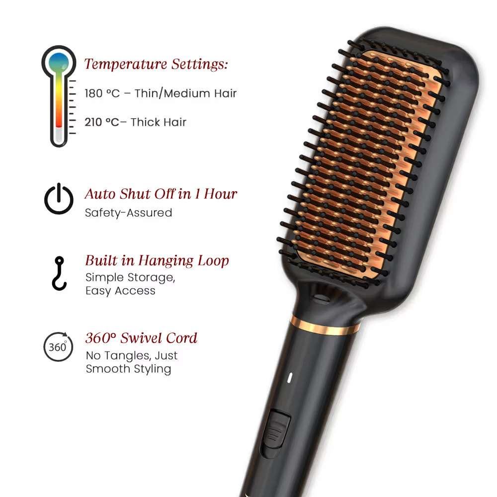 UrbanYog MakeMeeBold Frizz Free Straightening Brush For Hair