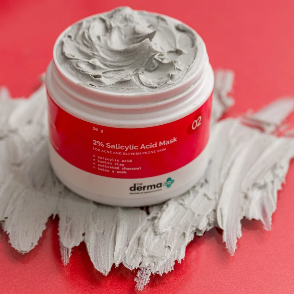 The Derma Co 2% Salicylic Face Mask For Acne & Blemish Prone Skin