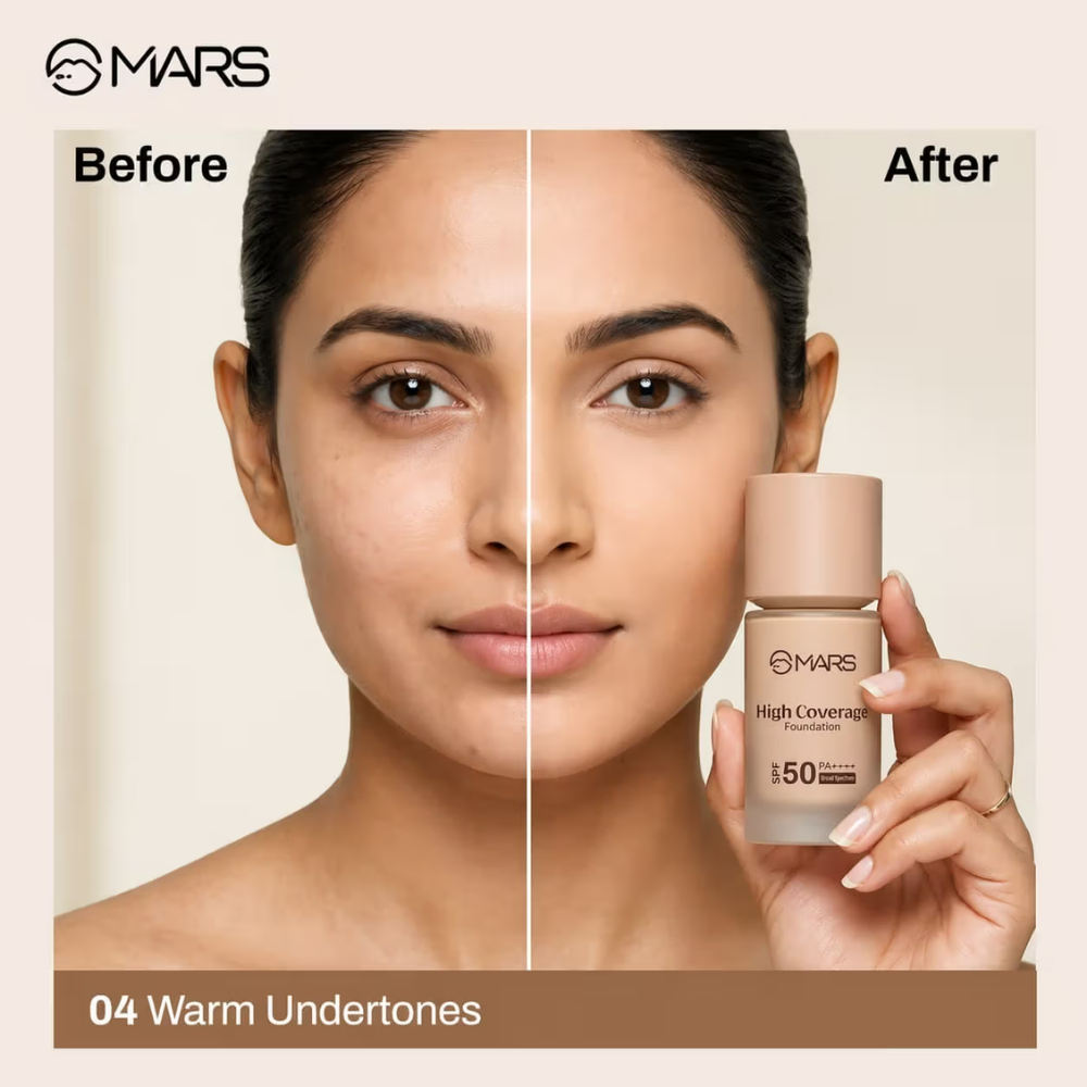 MARS SPF50 PA++++ High Coverage Liquid Foundation