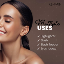MARS Glowzilla 6 Shade Face Highlighter Palette