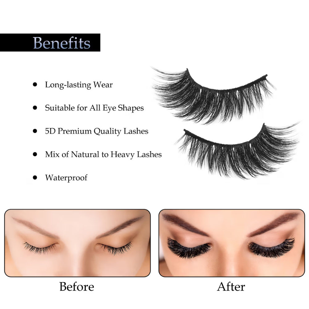Colors Queen Lash Labels 5D Eyelashes for Women