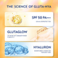 Vaseline Gluta Hya Antioxidant SPF 50 PA+++ Sunscreen + Gluta-Hya Dewy Radiance Lotion Bright Combo