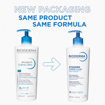 Bioderma Atoderm Creme Ultra-Nourising Moisturising Cream Boosts Hyaluronic Acid, Ceramides