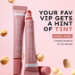 Hyphen Tinted Lip Balm - Hazel, 1% Vit E, 2% Squalane & Peptides, Brightens, Moisturizes Dry Lips