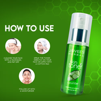 Jovees Herbal Cucumber Skin Toner For Face - Toner for Oily, Sensitive and Acne Prone Skin