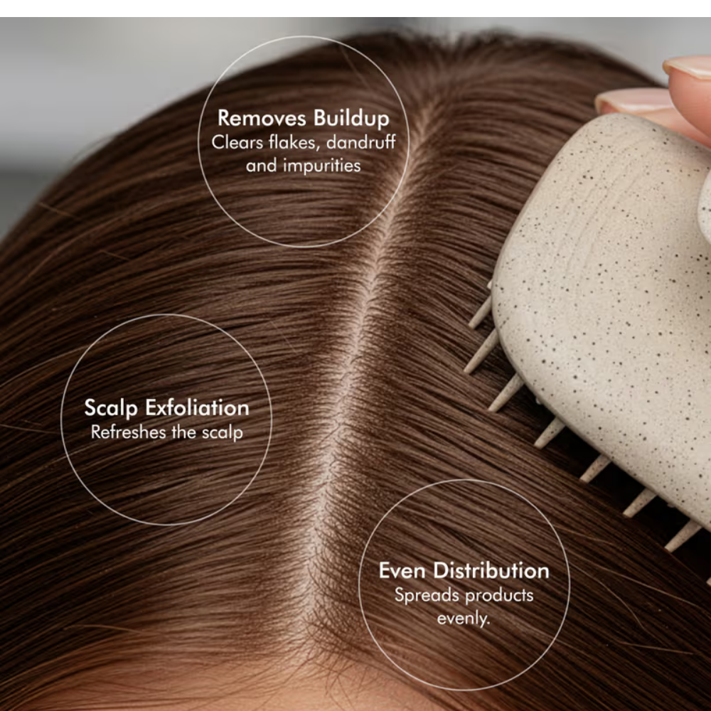 Ikonic Me Shampoo Brush IKM-2129 - Sand Beige