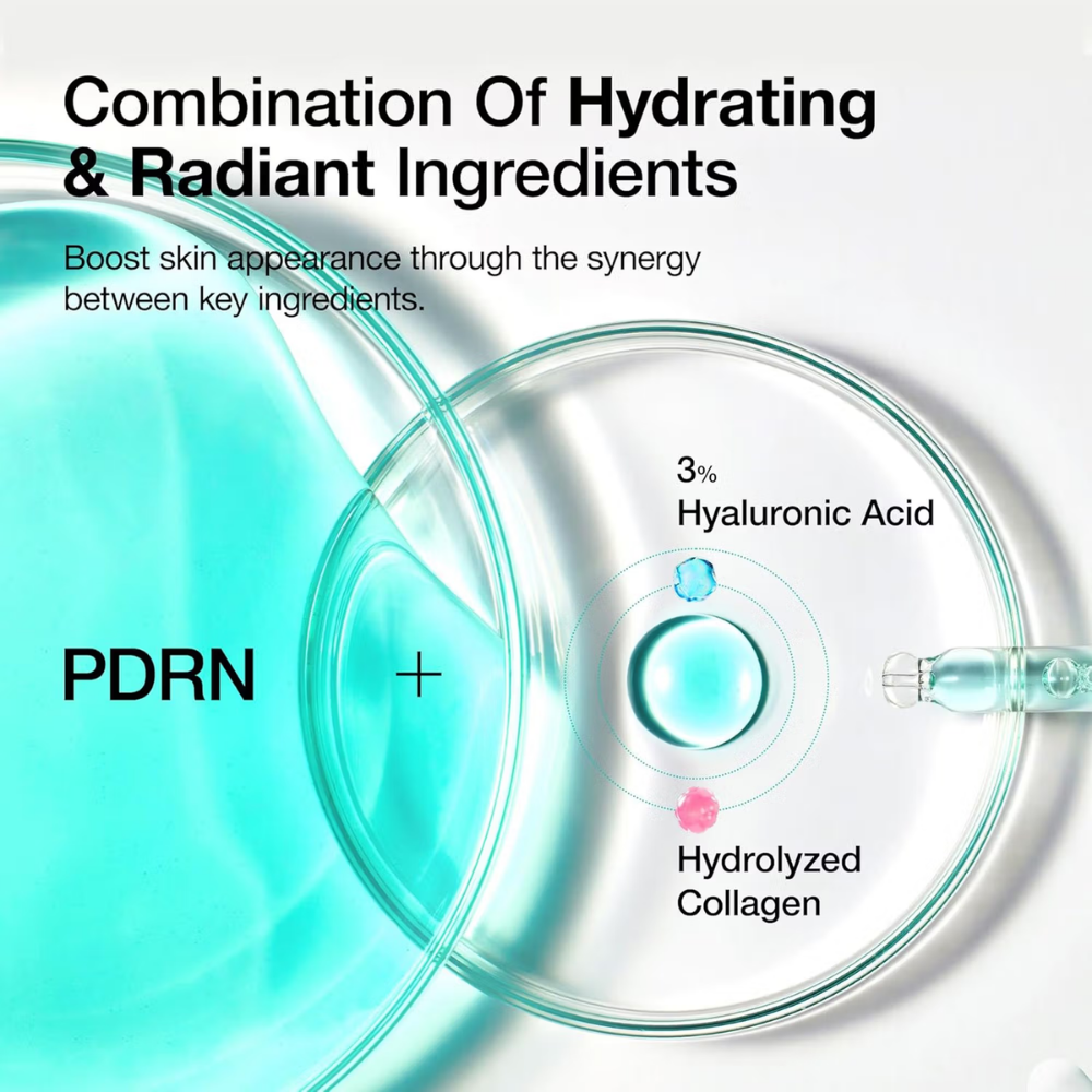 Anua Pdrn Hyaluronic Acid Capsule 100 Serum with Collagen For Plump, Dewy, Radiant Glass Skin