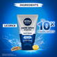 NIVEA MEN Face Wash, Dark Spot Reduction, for Clean & Clear Skin with 10x Vitamin C Effect