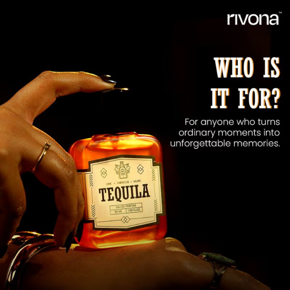 Rivona Naturals Tequila Eau De Parfum For Long Lasting Everyday Fragrance