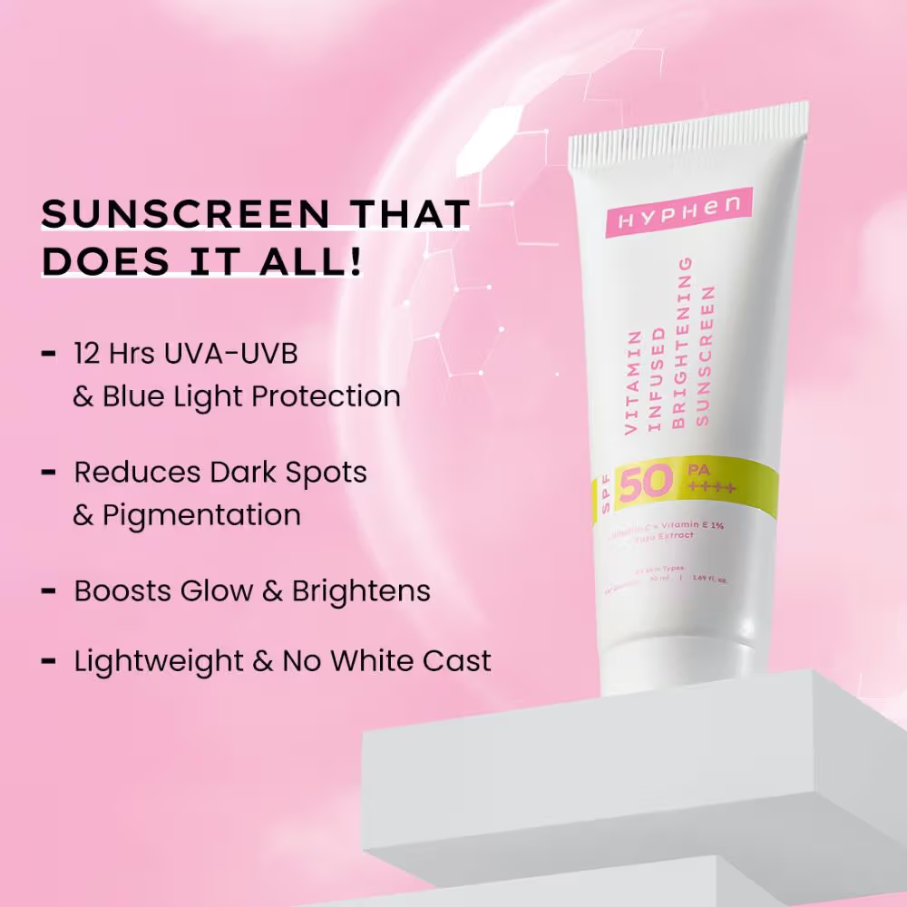 Hyphen Vitamin Infused Brightening Sunscreen SPF 50 PA++++