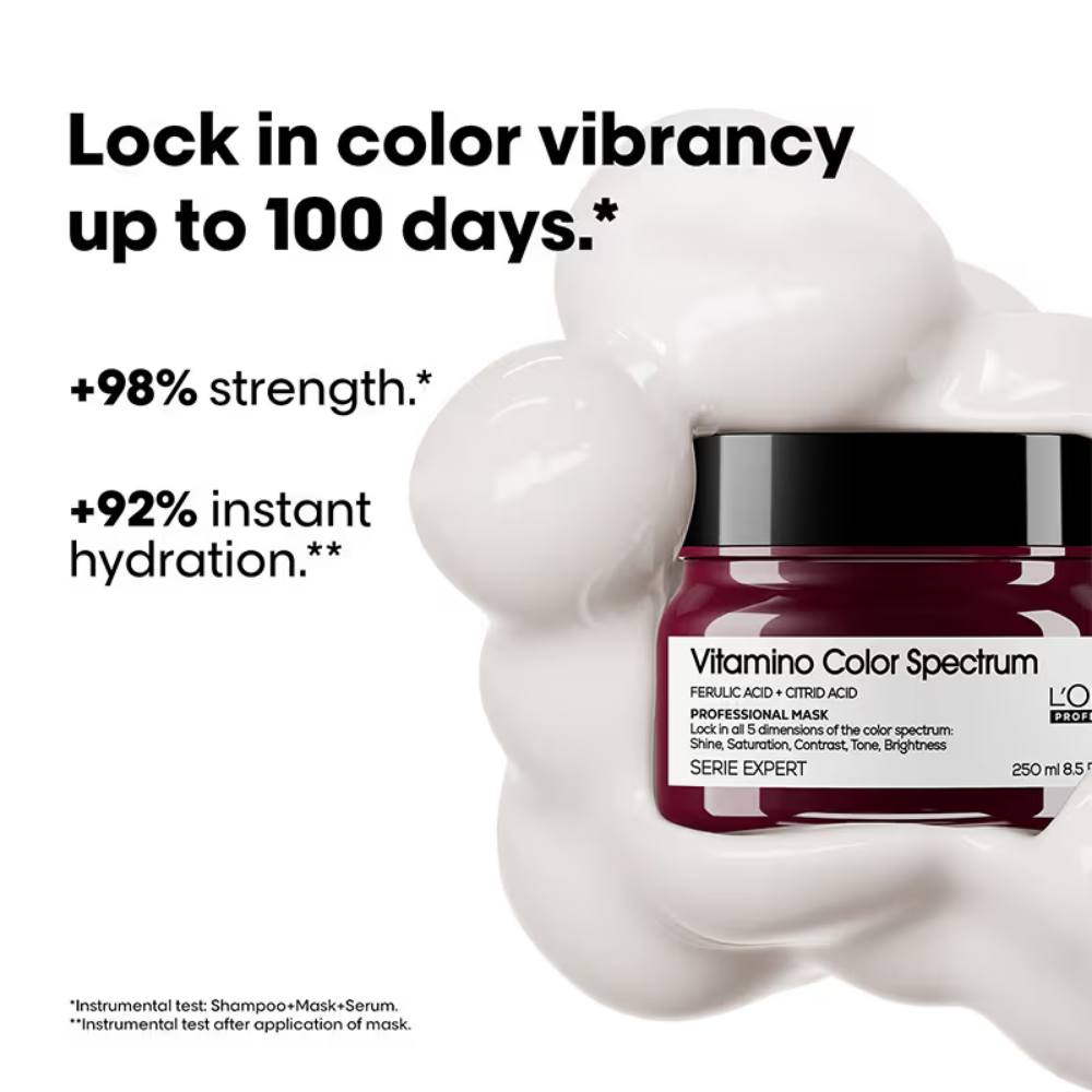 L'Oréal Professionnel Vitamino Color Spectrum Shampoo & Hair Mask Combo For Color Treated Hair