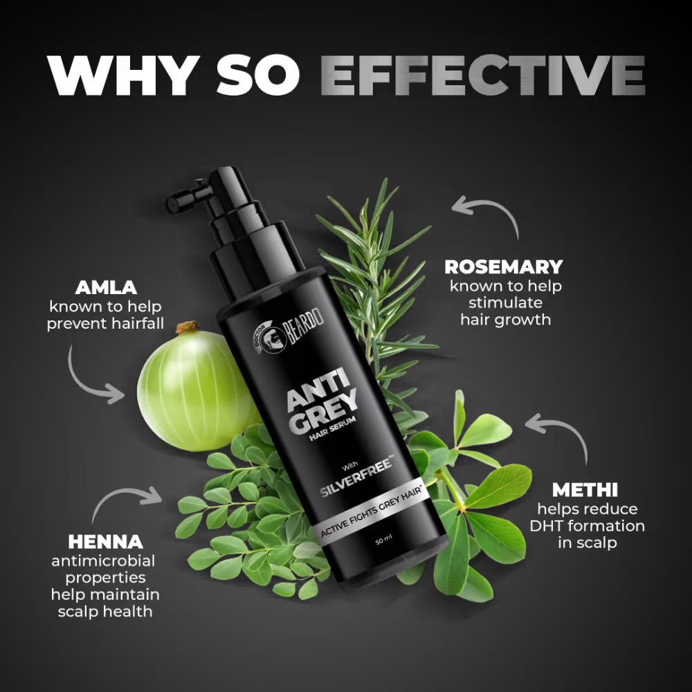 Beardo Hair Serum Grey Control