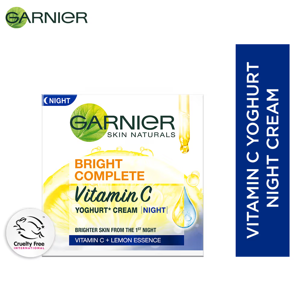 Garnier Bright Complete VITAMIN C YOGHURT Night Cream