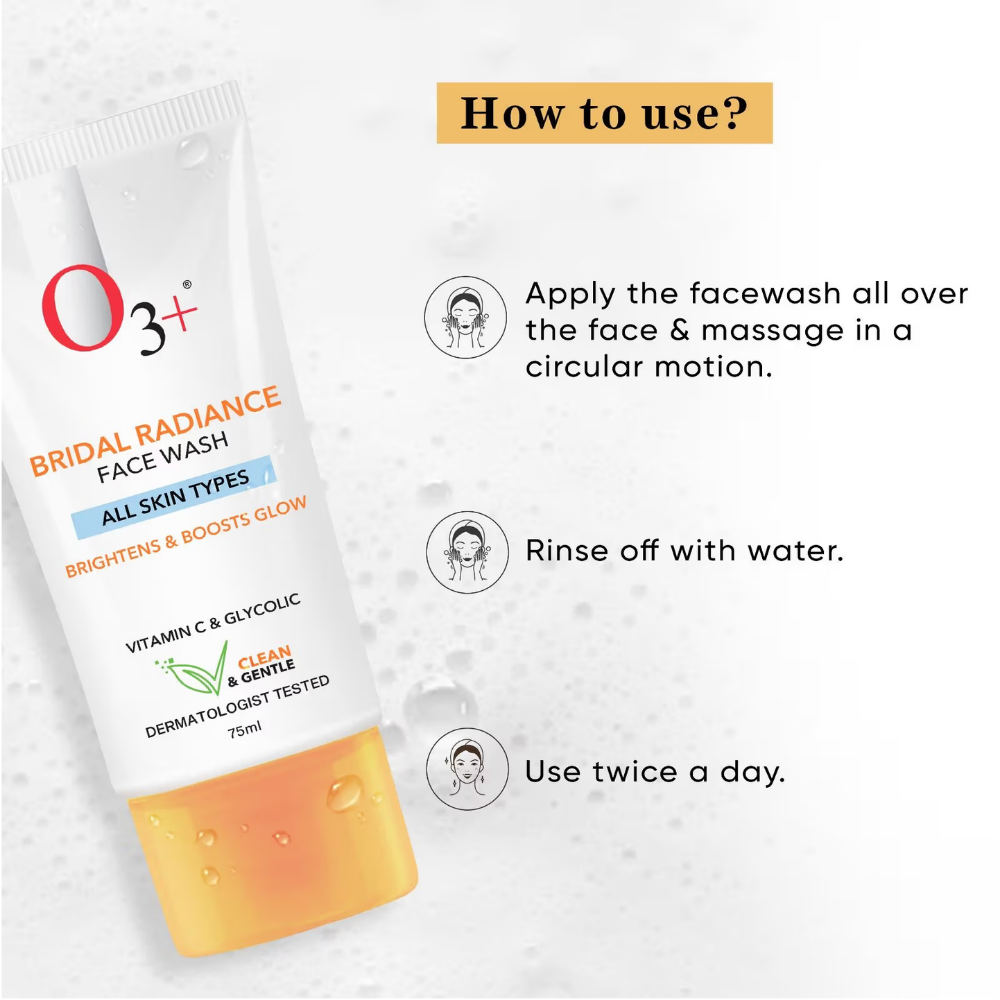 O3+ Bridal Radiance Face Wash