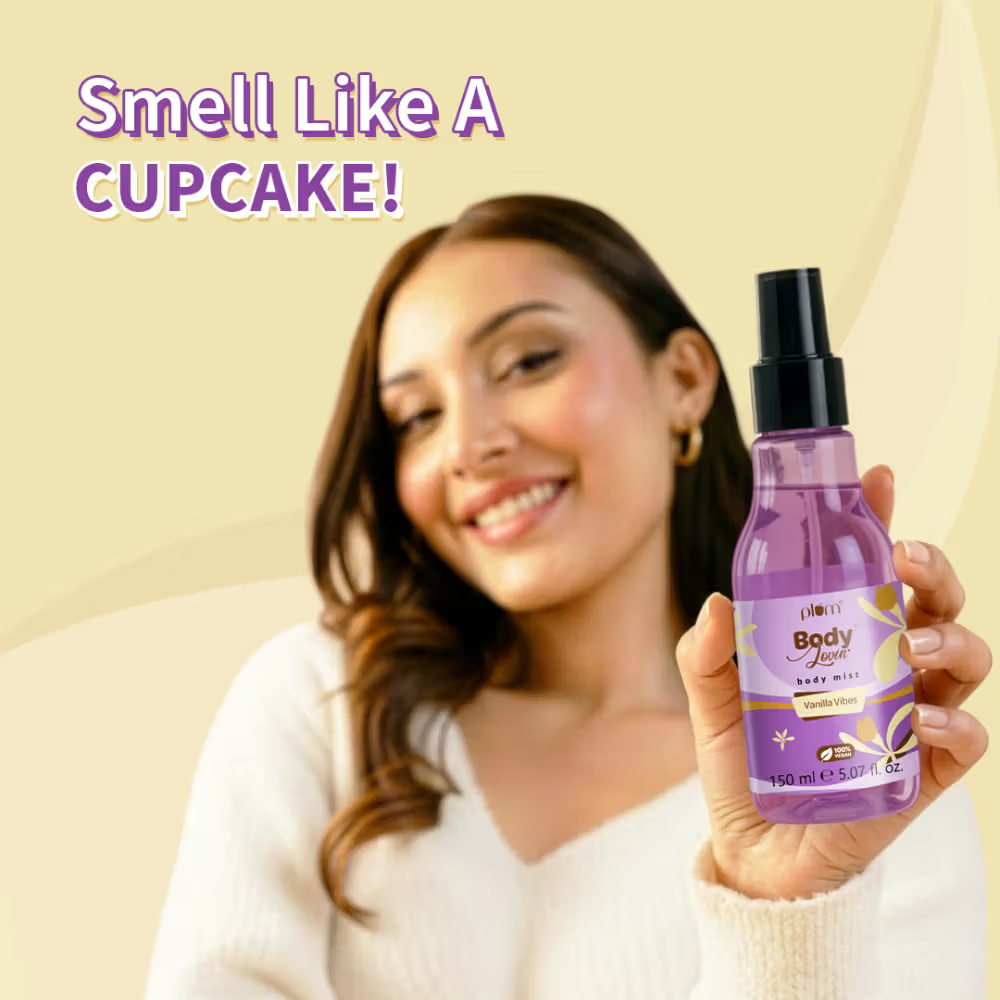 Plum Body Lovin Vanilla Vibes Body Mist For A Long Lasting Vanilla Fragrance