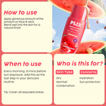 Plix Watermelon Tint Twist Color-Adapting Sunscreen