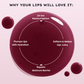 Hyphen Tinted Lip Balm ,Brightens Dark & Dry Lips - 1% Vitamin E, Peptide & Squalane - Orchid, Mauve