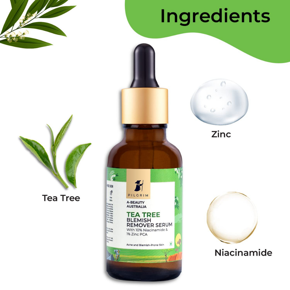 Pilgrim Tea Tree & 10% Niacinamide Blemish-Remover Serum 30ml