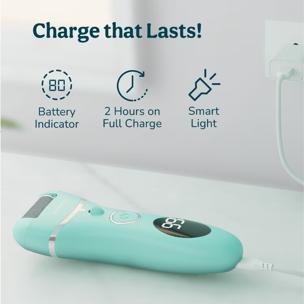 Caresmith Bloom Rechargeable Callus Remover for Feet Pedicure Machine