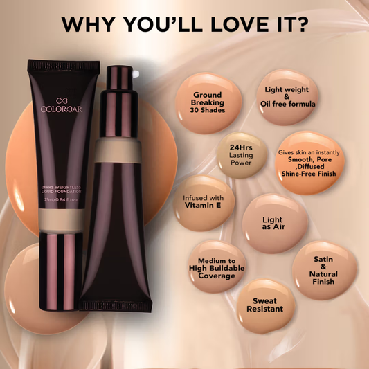 Colorbar 24Hrs Weightless Liquid Foundation