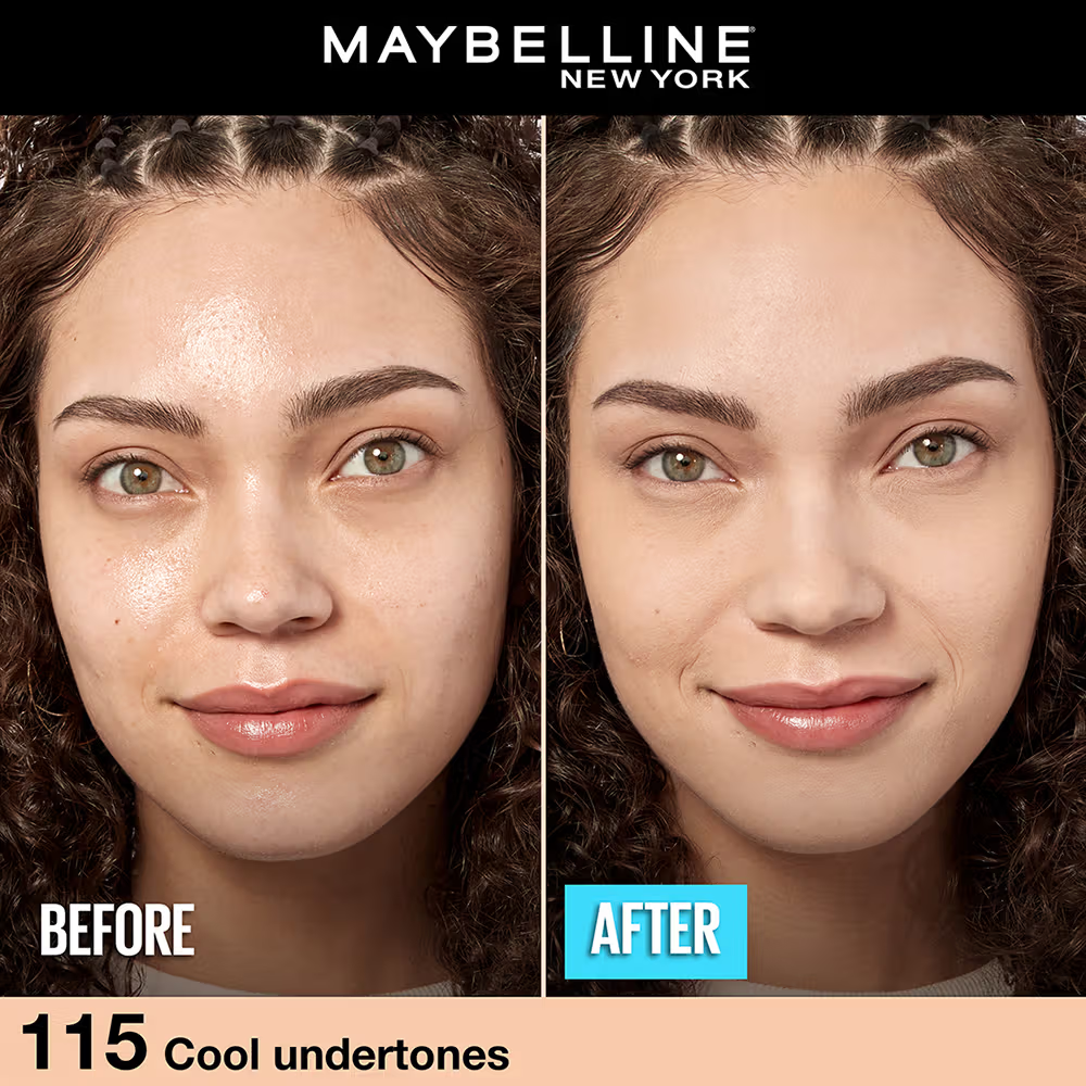 Maybelline New York Fit Me Matte+Poreless 16H Oil Control Foundation With SPF 22
