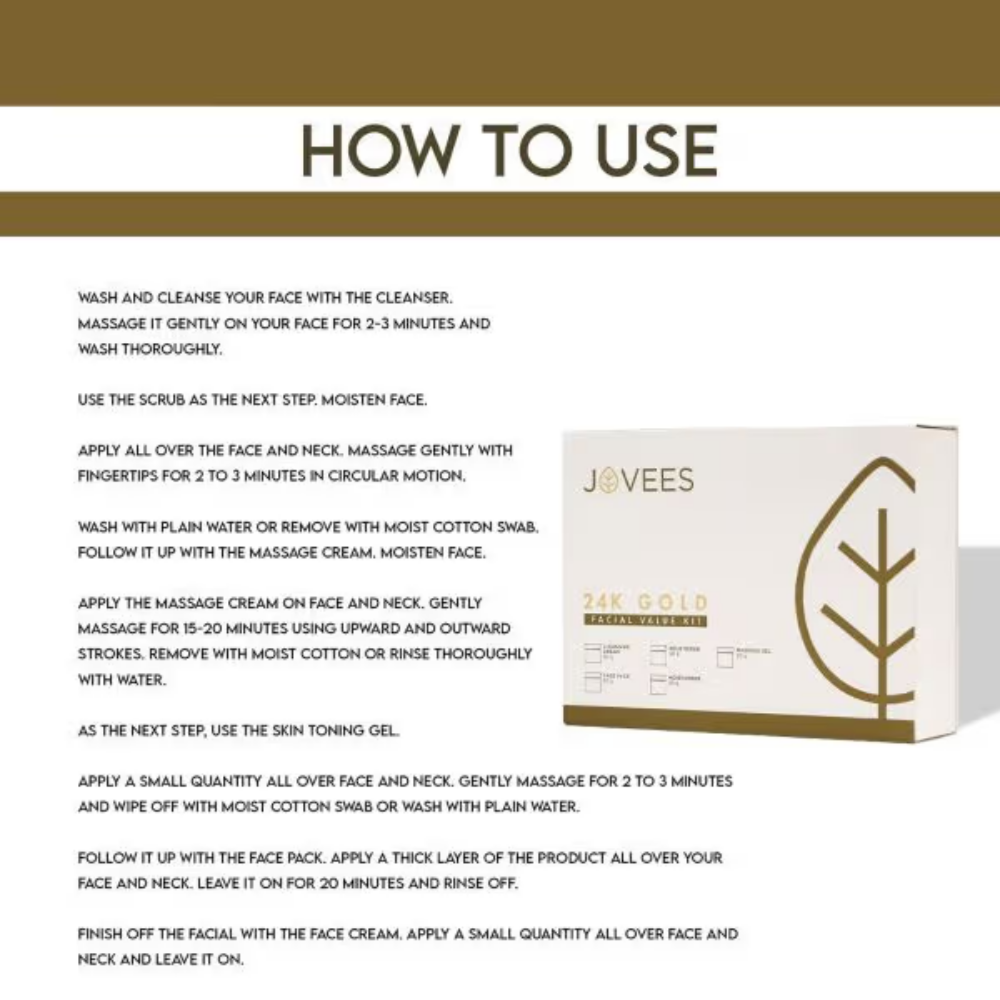 Jovees 24k Gold Mini Facial Value Kit