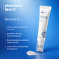 Plum Rice Water & Niacinamide 3% Under-Eye Crème, with Peptides Ceramides & Caffeine