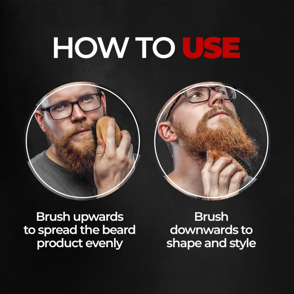 Beardo Boar Bristle Beard Brush Made in India