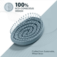 Ikonic Me Eco Spiral Travel Brush IKM- 2109 - Powder Blue